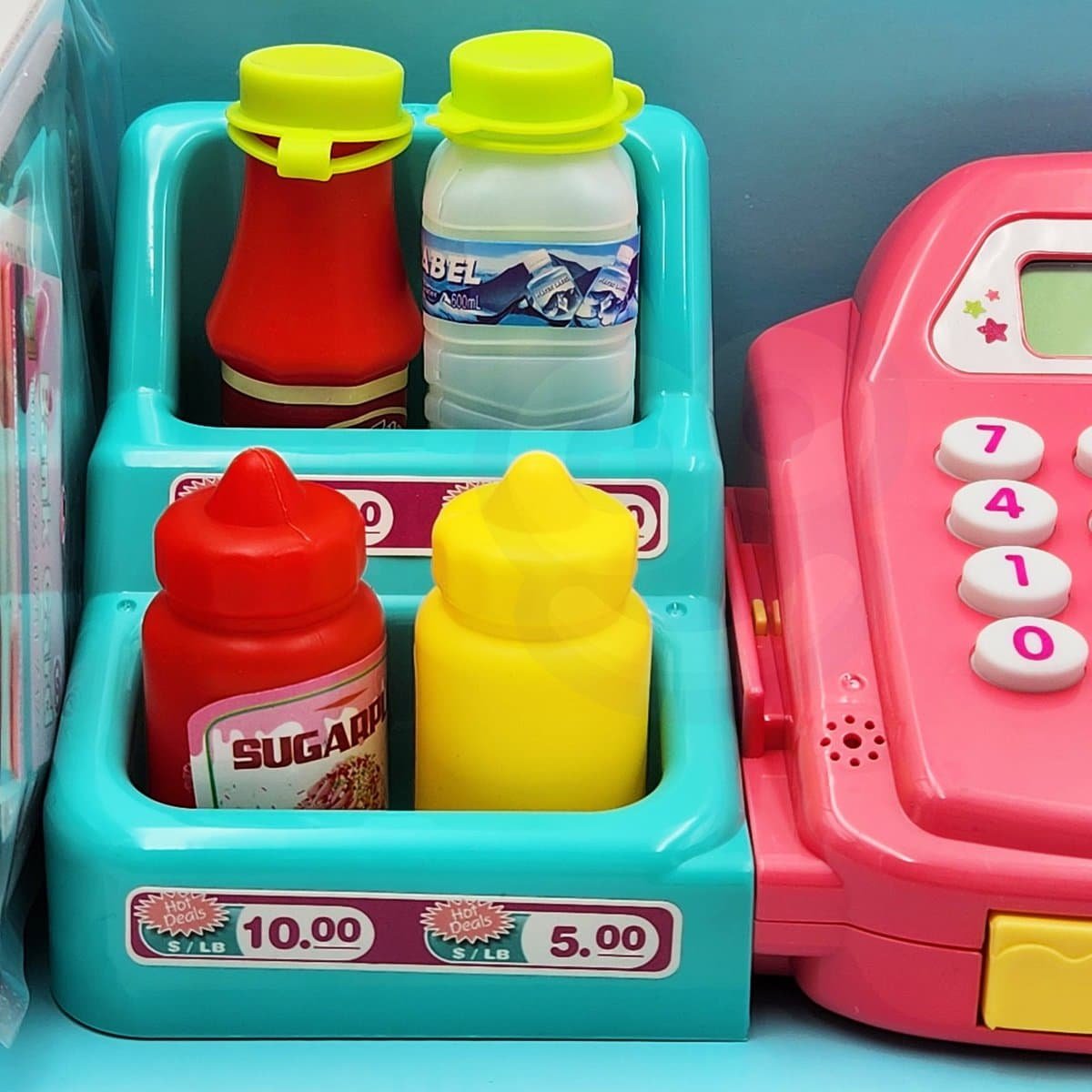 WOOPIE Kasos aparatas su lentyna ir aksesuarais rožinis