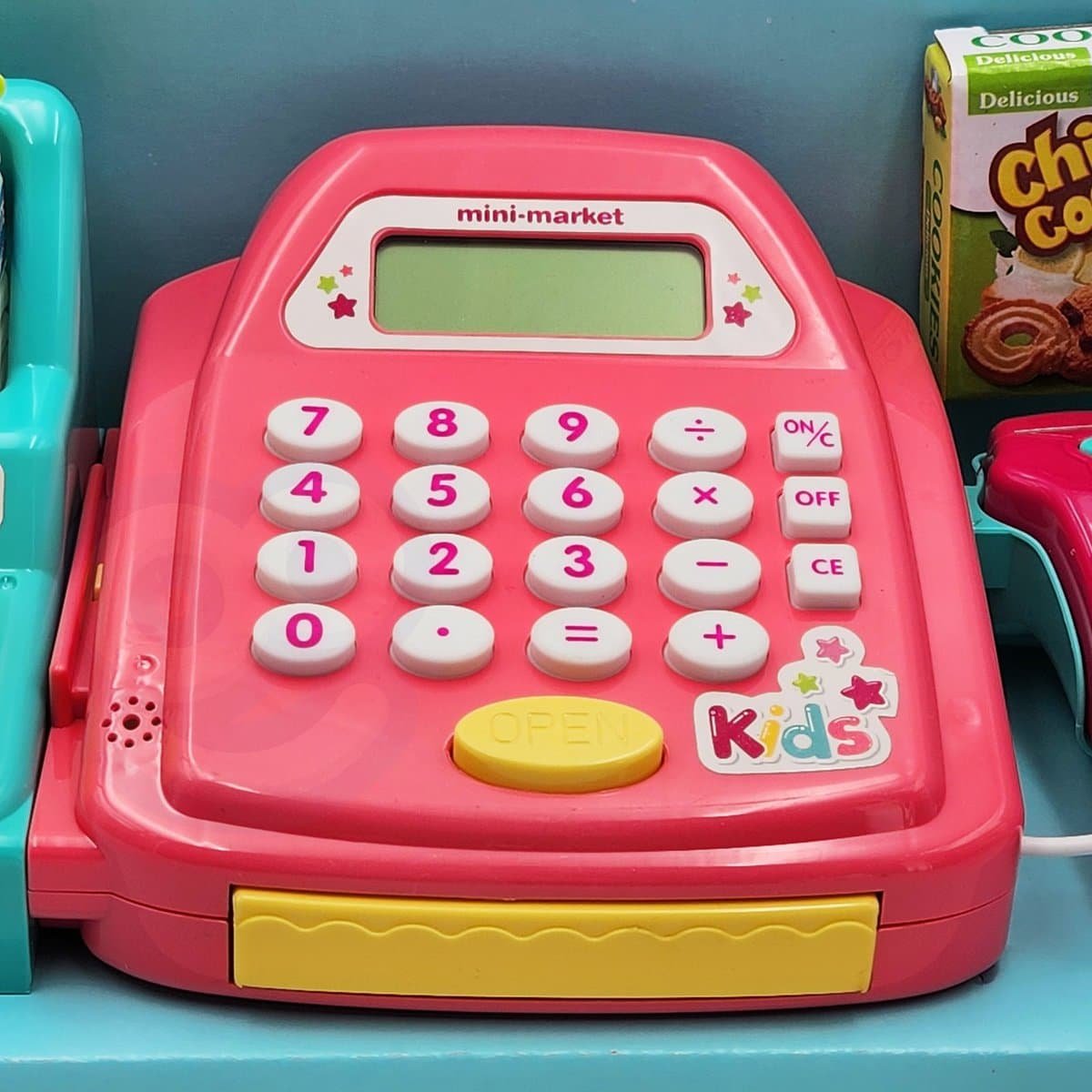 WOOPIE Kasos aparatas su lentyna ir aksesuarais rožinis