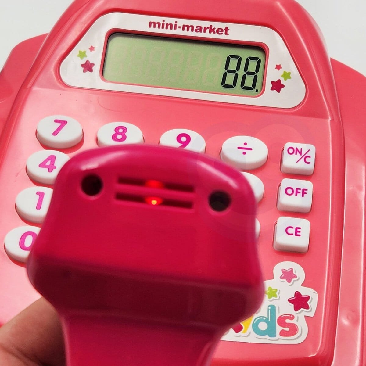 WOOPIE Kasos aparatas su lentyna ir aksesuarais rožinis