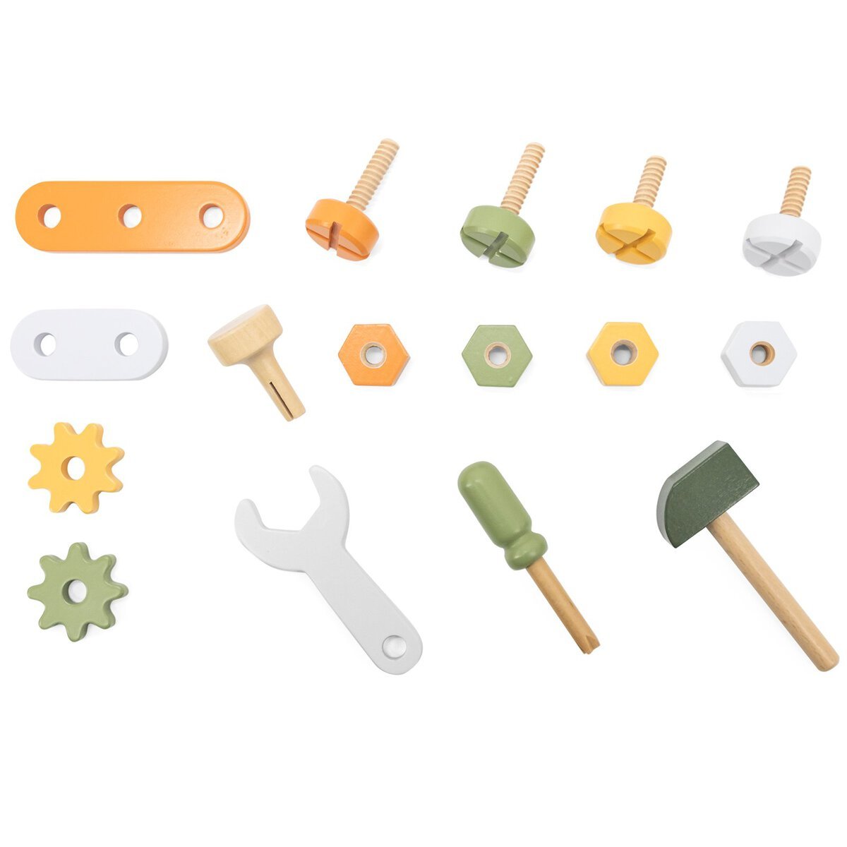 VIGA TOYS Įrankių dėžė Medinis rinkinys