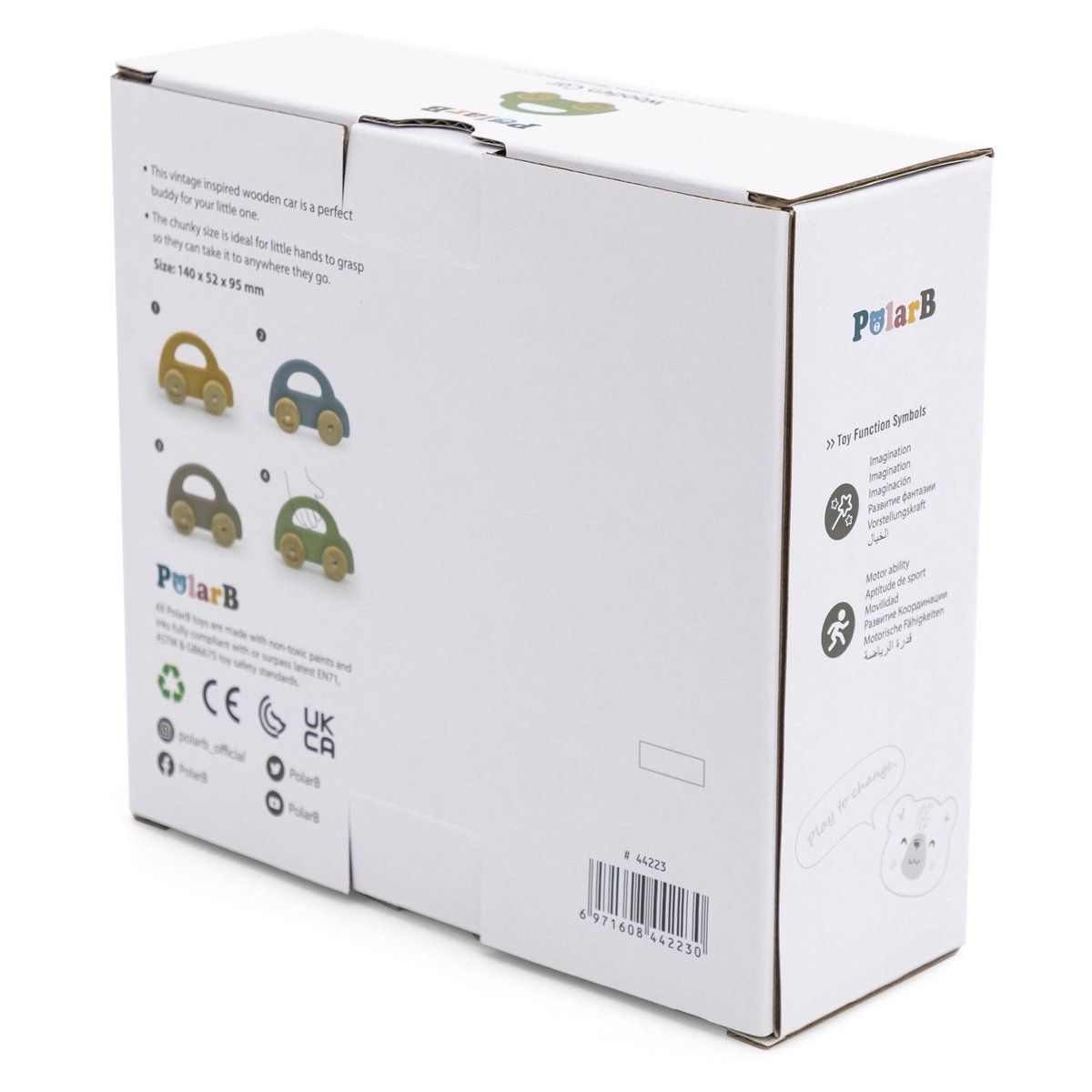 VIGA PolarB Medinis stumdomas automobilis žalios spalvos