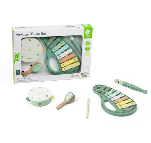 Classic World Medinis muzikos instrumentų rinkinys