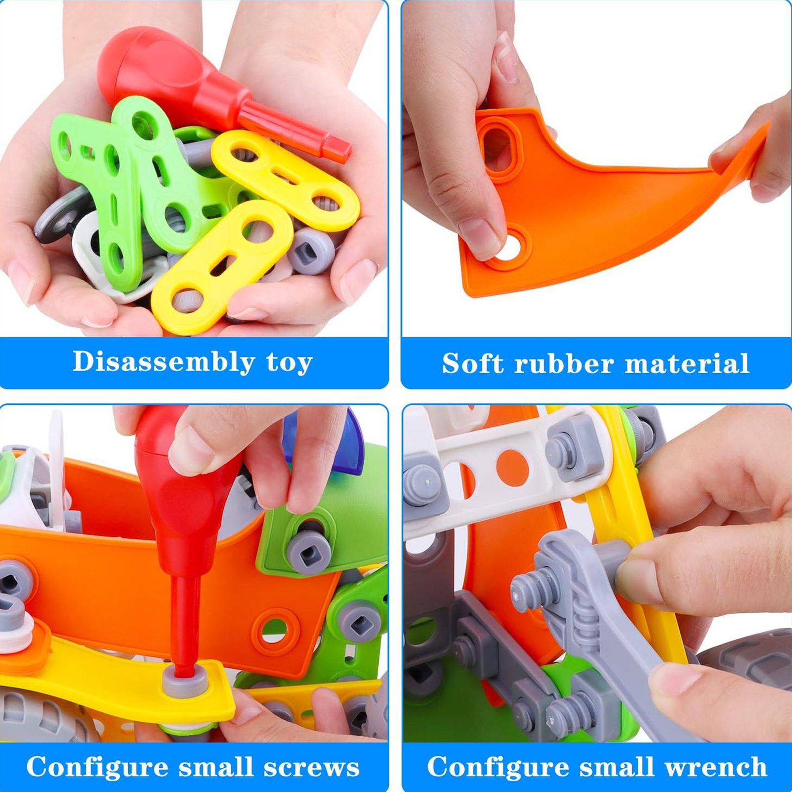 WOOPIE Statybiniai blokai STEM transporto priemonės 163 vnt.