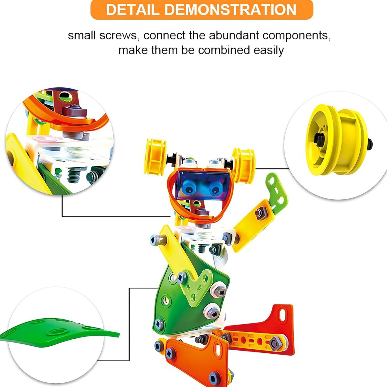WOOPIE Statybiniai blokai STEM transporto priemonės 163 vnt.