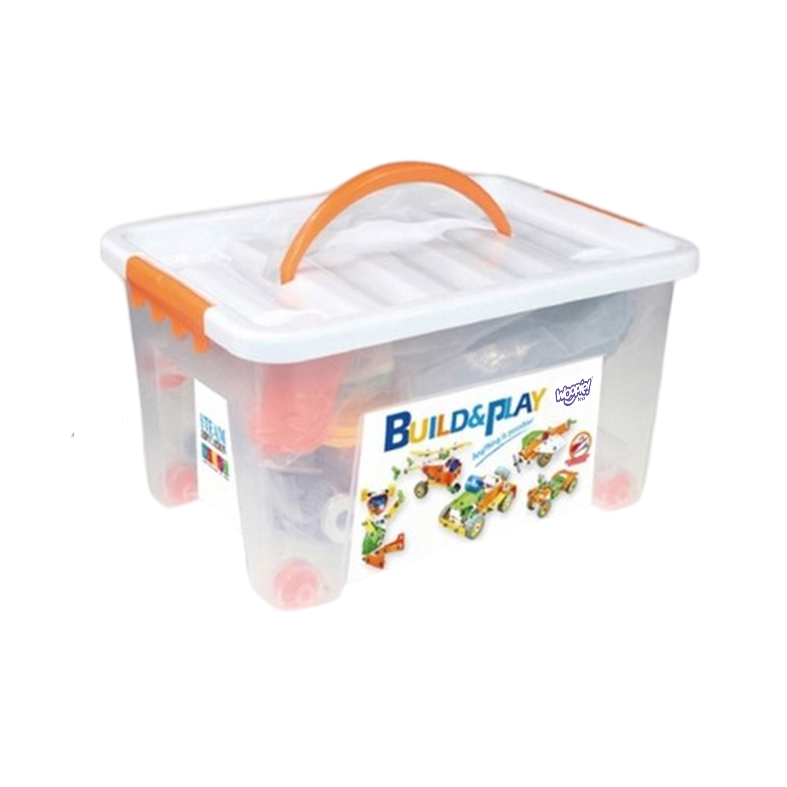 WOOPIE Statybiniai blokai STEM transporto priemonės 163 vnt.